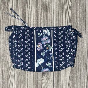 Vera Bradley Midnight Blue Floral Mini Pouch